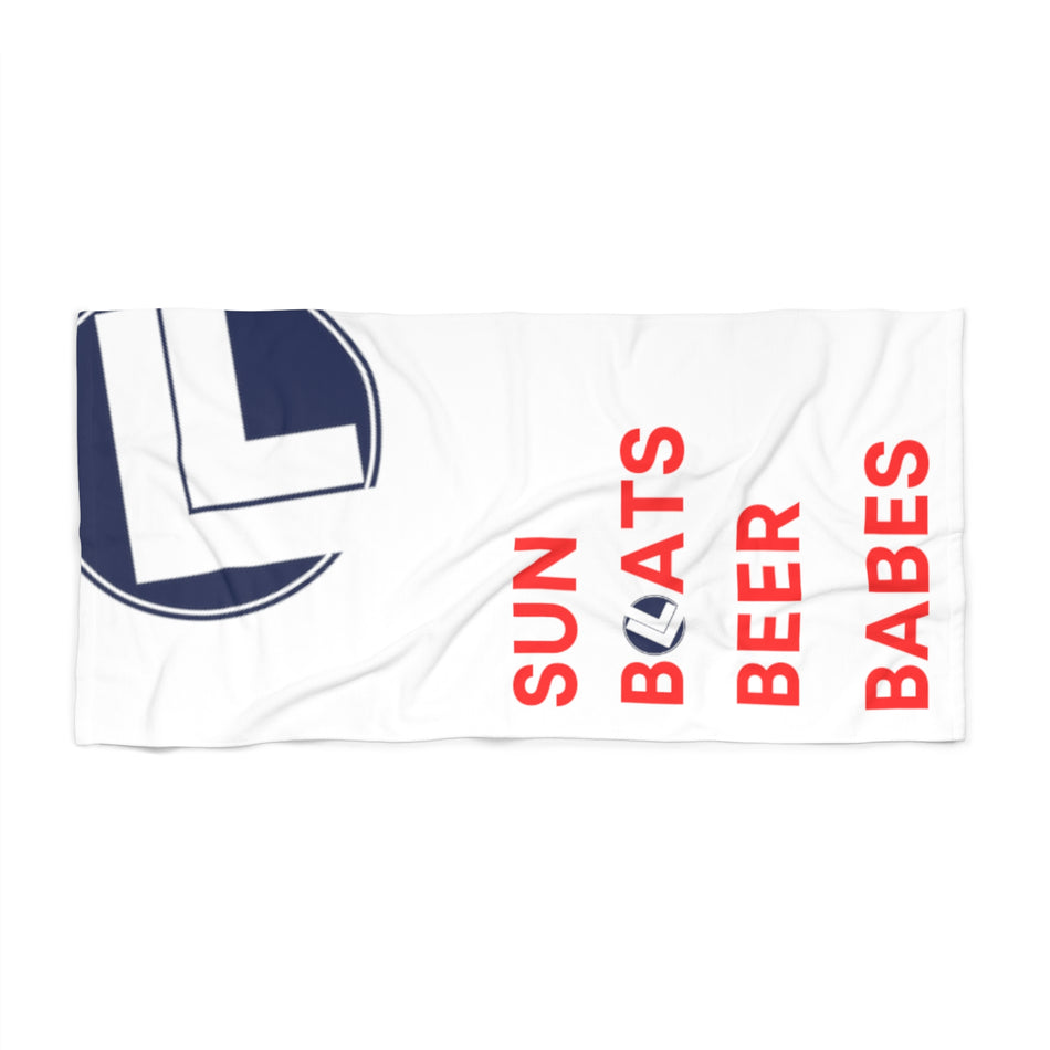Boats and Babes Beach Towel
